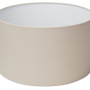 40cm Drum Shade, Mushroom Cotton
