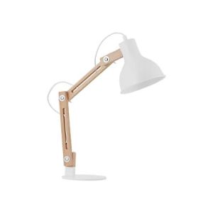 GROU Matt White Metal & Wood LED E27 1x1