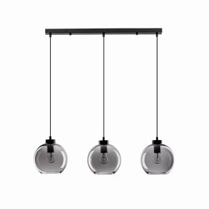 PALMER Smoky Glass Black 3V lang