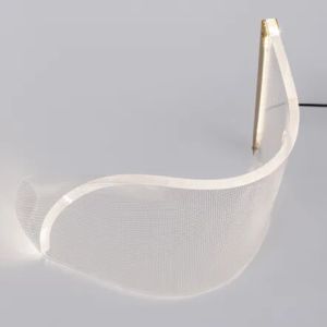 SIDERNO Gold Aluminium & Acrylic LED 1x6