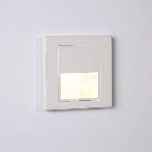 Steplight, 1.5W 3000K, Recessed, White