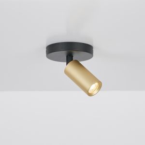 Ciara Mini GU10 Spotlight, Gold & Black