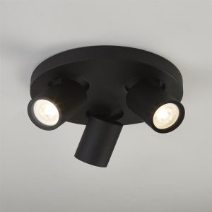 Selene 3 Round IP44 GU10, Sand Black