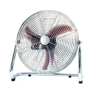 Vloer ventilator 46cm alu / zwart