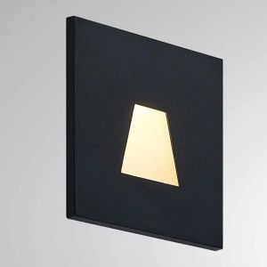 WALL 68 vierkant zwart