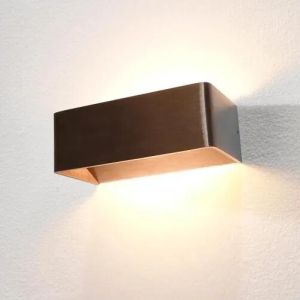 Mainz wandlamp brons geborsteld