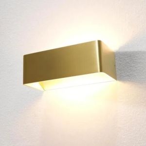 Mainz wandlamp goud geborsteld