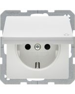 Stopcontact met klapdeksel